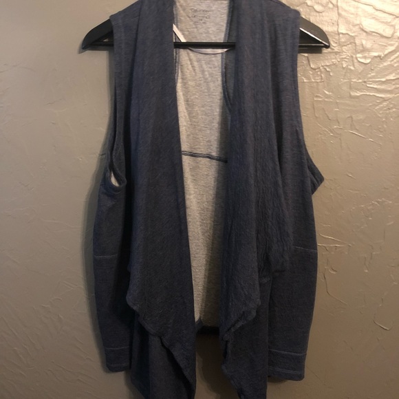Calvin Klein Tops - Calvin Klein Sweatshirt Vest Charcoal Grey